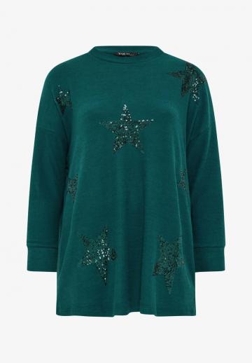 Длинный пуловер