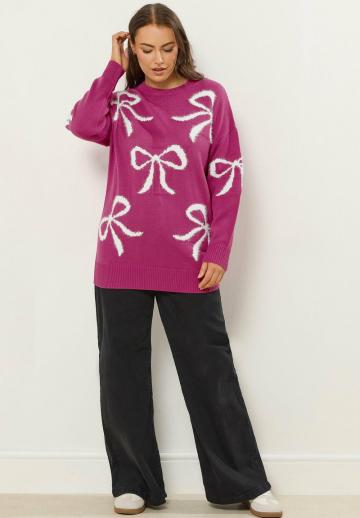 Длинный пуловер