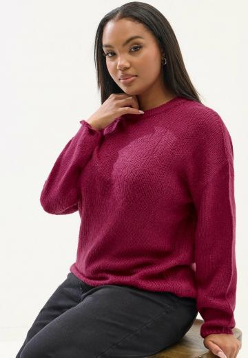 Пуловер в полоску