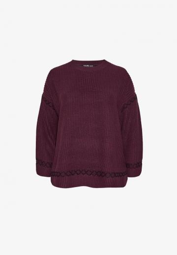 Длинный пуловер