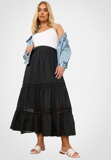 Юбка с воланами