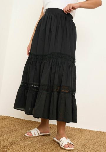 Юбка с воланами