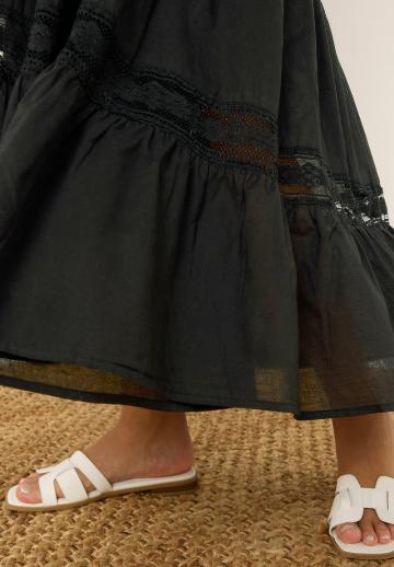 Юбка с воланами