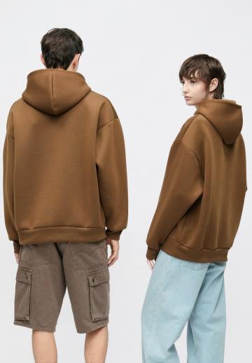 Пуловер с капюшоном