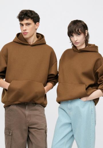 Пуловер с капюшоном