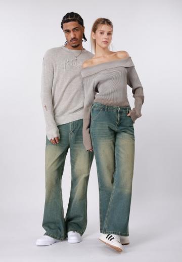 Клешеные джинсы