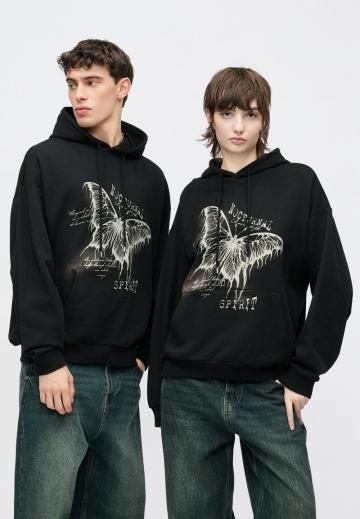 Пуловер с капюшоном