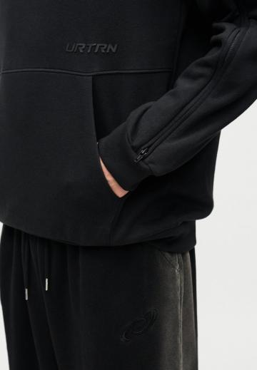 Пуловер с капюшоном