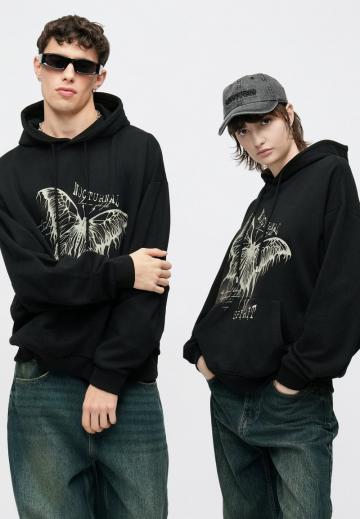 Пуловер с капюшоном