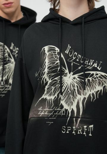 Пуловер с капюшоном