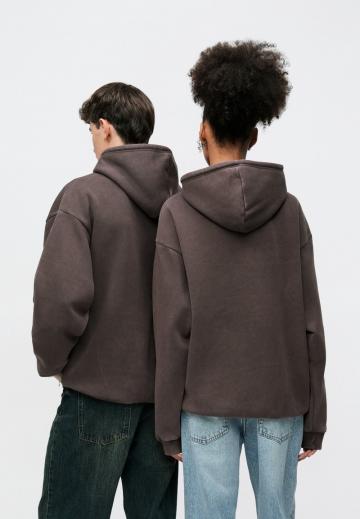 Пуловер с капюшоном