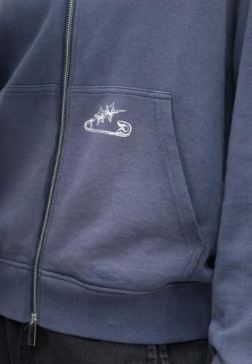 Пуловер с капюшоном