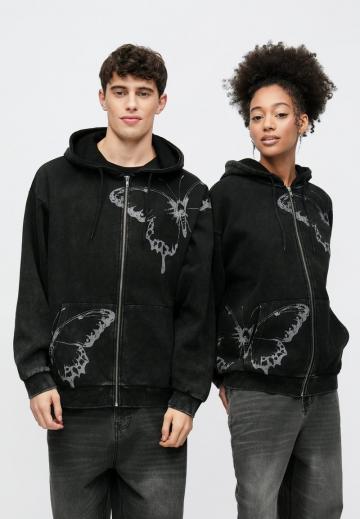 Пуловер с капюшоном