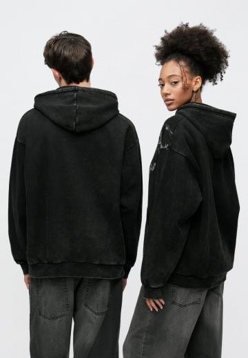 Пуловер с капюшоном