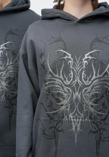 Пуловер с капюшоном