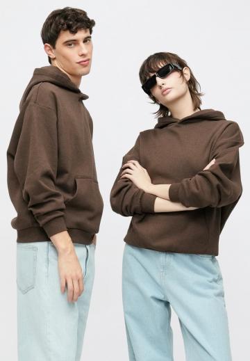 Пуловер с капюшоном