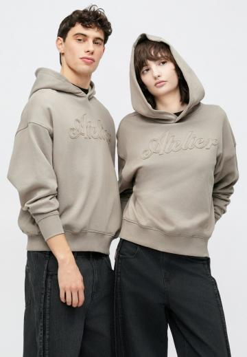 Пуловер с капюшоном