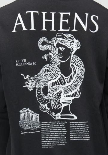 Пуловер с капюшоном