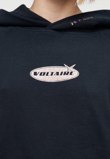 Пуловер с капюшоном