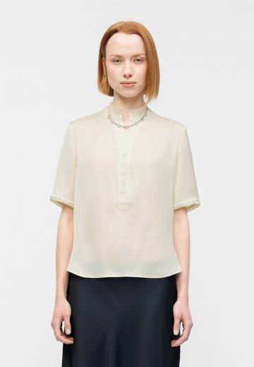 Атласная блузка
