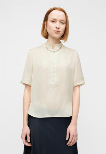 Атласная блузка