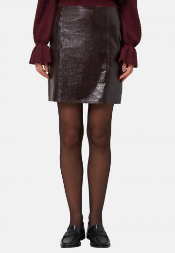 Кожаная юбка
