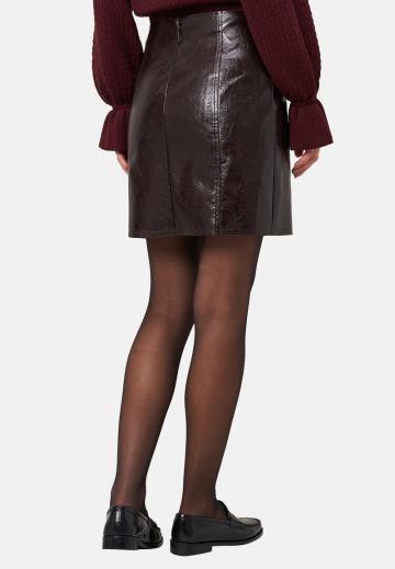 Кожаная юбка