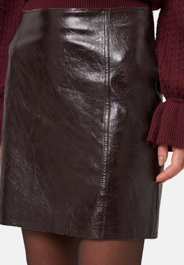 Кожаная юбка