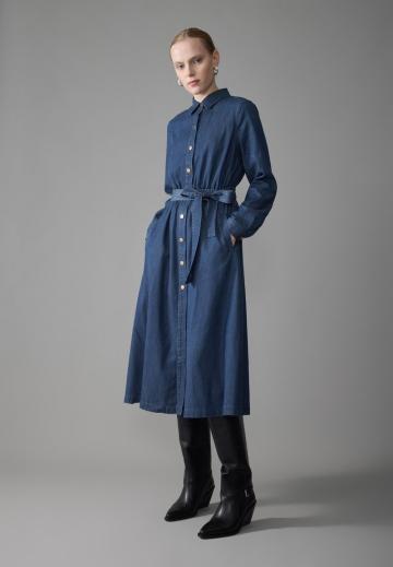 Джинсовое платье