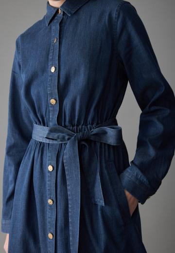 Джинсовое платье