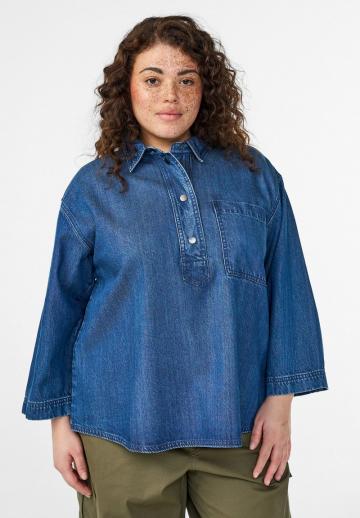 Джинсовая блузка