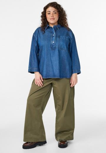 Джинсовая блузка