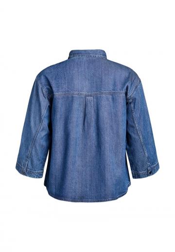 Джинсовая блузка