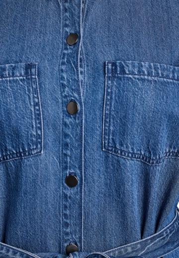 Джинсовое платье