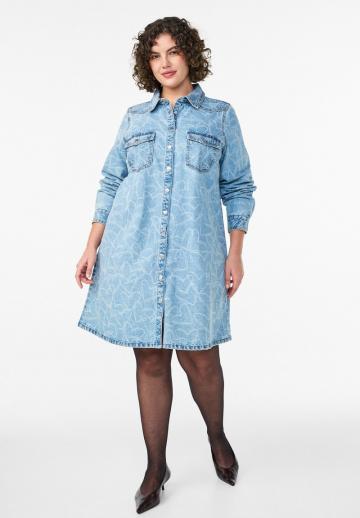 Джинсовое платье
