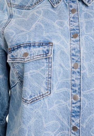 Джинсовое платье