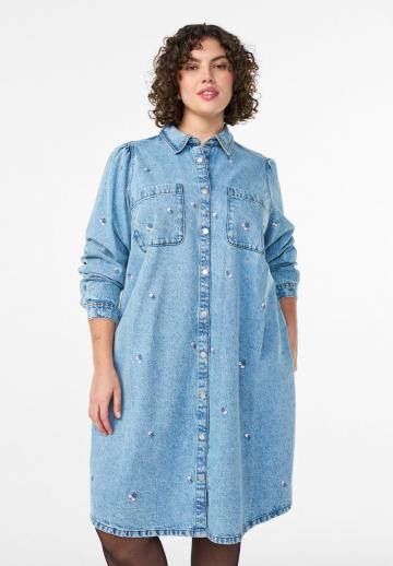 Джинсовое платье