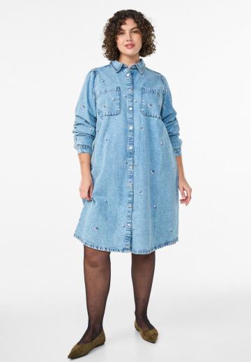 Джинсовое платье
