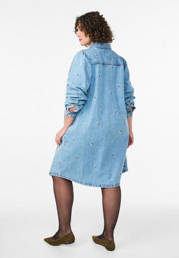 Джинсовое платье