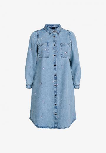 Джинсовое платье