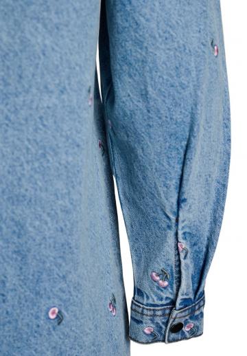 Джинсовое платье