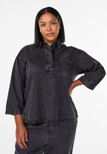 Джинсовая блузка