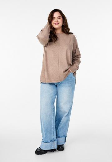 Длинный пуловер