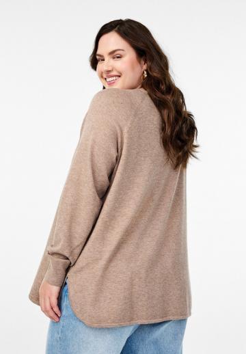 Длинный пуловер