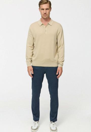 Поло с длинным рукавом