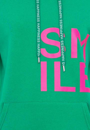 Пуловер с капюшоном