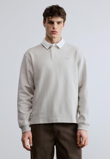 Поло с длинным рукавом