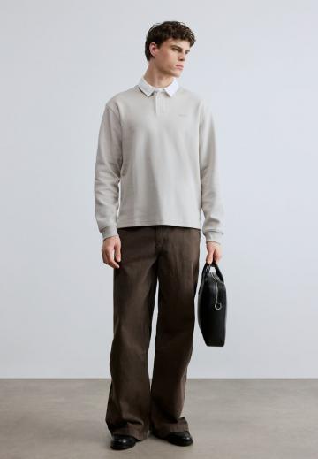 Поло с длинным рукавом