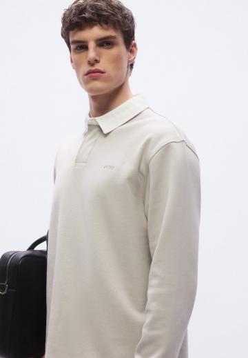 Поло с длинным рукавом