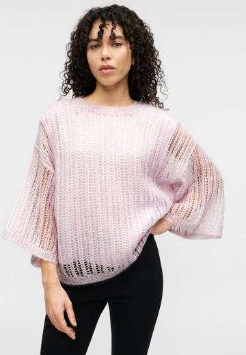 Пуловер с рукавом три четверти